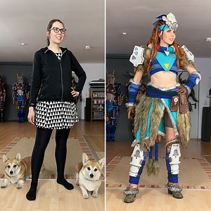 A look at how we made my second Horizon Zero Dawn cosplay: the Banuk Trailblazer! Aloy is one of my favorite characters so it's no wonder I cosplayed her twice. 😁 Guerrilla Games #aloy #HorizonZeroDawn #diycrafts | Kamui Cosplay