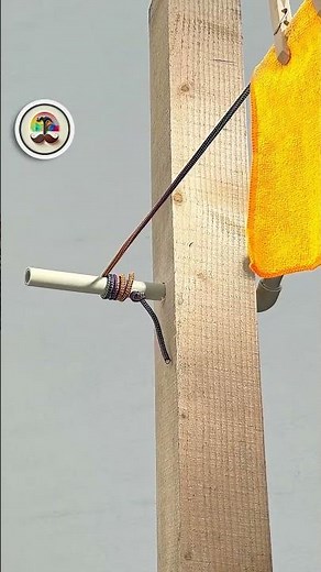 PVC Pipe Clothesline Tensioner Trick!