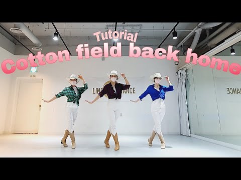 Cotton Field Back Home Line Dance (Tutorial)