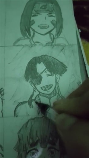 draw wind break characters