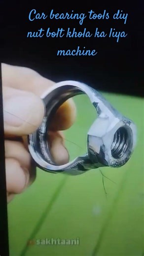 A Practical Trick Car Bearing tool diy nut bolt Khola ka liya machine #diyprojects