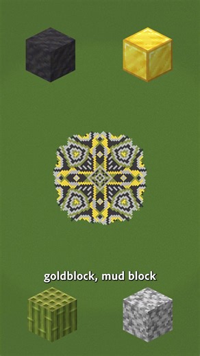 Minecraft patterns with your favorite blocks