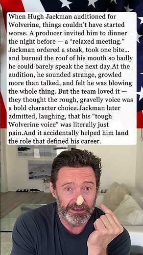 The Day Hugh Jackman Got Cast as Wolverine… Because of a Burned Steak