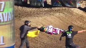 Adam Cianciarulo went down hard! 😱 | Supercross and Motocross
