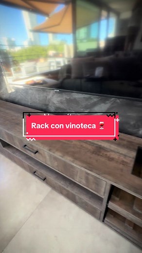 Rack con vinoteca: guarda tu vino fácil