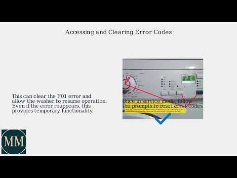 How to Fix Maytag Epic Z Washer F01 Code – Reset Control, Clear Errors & Restore Operation