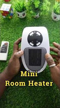 Mini Room Heater Unboxing & Review | Compact Wall-Mounted 500W Heater with Remote