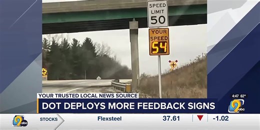 Iowa DOT deploys more speed feedback signs in smaller towns