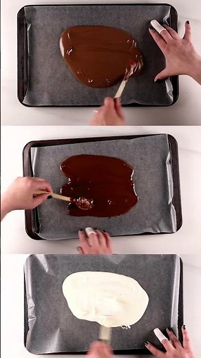 5 Minute Chocolate Bark - LINK IN DESCRIPTION #recipe #shorts