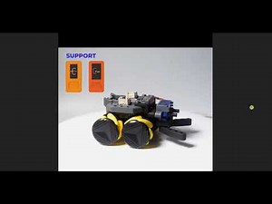 M5Stack Official RoverC Pro W/O M5StickC Programmable Mecanum Wheel Mobile Robot Car Smart and Cogni