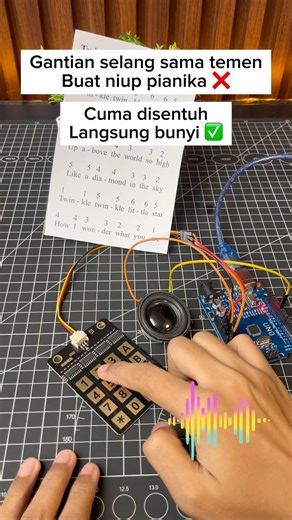 DIY Pianika sentuh #trending #diy #arduino #tutorial #education #games #engineering #teknikelektro