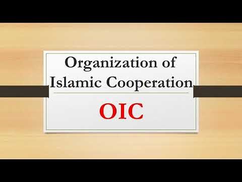 Organization of Islamic Cooperation |OIC|