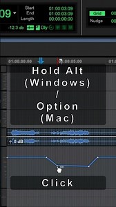 Pro Tools Short - Adding and Removing Automation Breakpoints