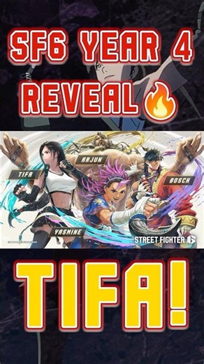 SF6 YEAR 4 REVEAL!🔥 (TIFA, ARJUN, BOSCH, YASMINE) #shorts