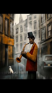 82K views · 4.5K reactions | “Street Music” The images was crafted in Midjourney, edited in Lightroom and brought to life in Luma Dream Machine. My print shop is open  #limitededition #instamood #saxophone #streetmusic | Inge Schuster | Facebook