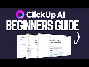 Clickup ai Tutorial for Beginners! (Step-By-Step)
