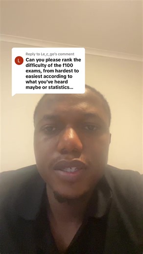 Ranking the Difficulty of F100 Exams in Insurance