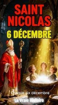 SAINT NICOLAS : La Vraie Histoire du 6 Décembre 🎅