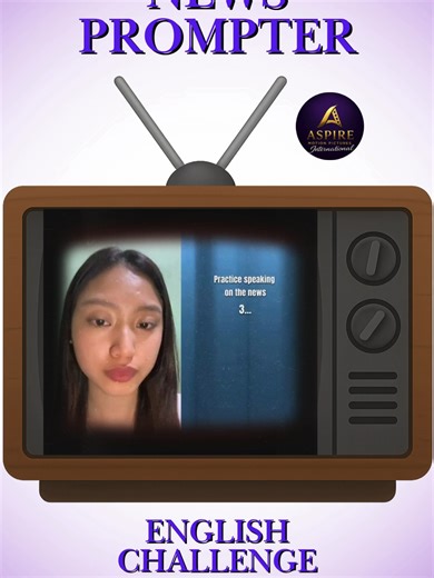 News Prompter Challenge: Boost Your English Skills!