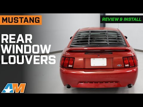 1994-2004 Mustang Rear Window Louvers Review & Install