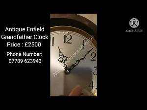 Antique Enfield Grandfather Clock ( For Sale )