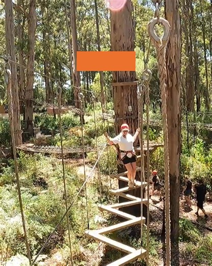 Ropes courses and zip lining are loads of fun and laughs! Have you ziplined on your travels? | All Around Oz