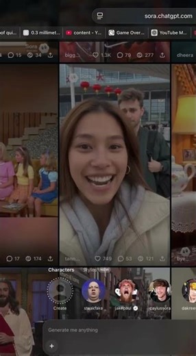 I asked Sora AI to generate anything and this is what it did: