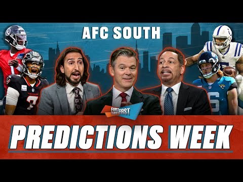 AFC South predictions: Will Texans remain champs or Jags dethrone them? | FIRST THINGS FIRST