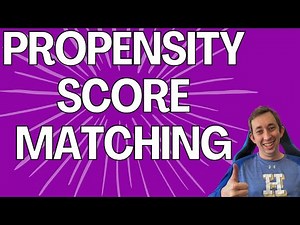 Propensity Score Matching Basics in JUST 5 Minutes