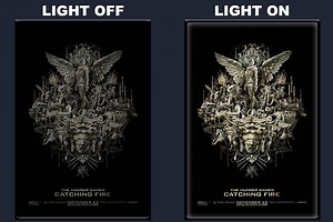 LED Backlit Poster Frame the Hunger Games Catching Fire Capitol City Map Art Wall Decor Movie Gift Home Theater Room Display - Etsy