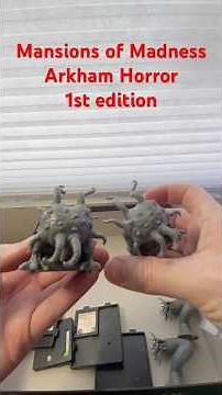 Mansions of Madness Arkham Horror 1st edition Board Game Quick Look unboxing #fantasyflightgames