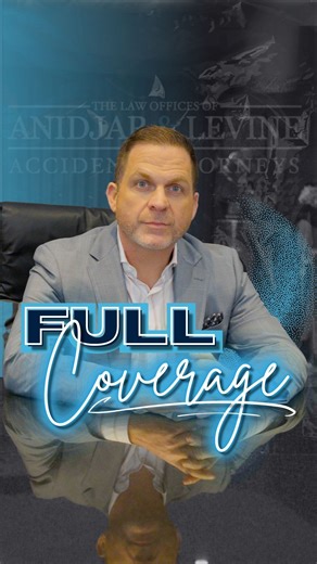 In Florida, “full coverage” is often misunderstood. To really protect yourself and your family, make sure you also carry bodily injury and uninsured motorist coverage. Without it, you could be left exposed after a serious accident. —— Anidjar & Levine / Marc Anidjar / Glen Levine / Florida Accident Lawyers / Florida Accident Lawyer / Car Accident Florida / Florida Lawyer / Accident Attorney Florida / Car Accidents in Florida #carcrashflorida #floridaaccidents #anidjarandlevine #fullcoveragefacts