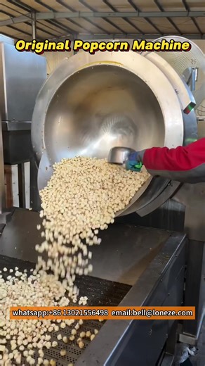 Original Flavor Crispy Large Popcorn Machine#popcornmachine ##popcorn🍿 #popcornmakingmachine #mushroompopcorn #popcornmaker