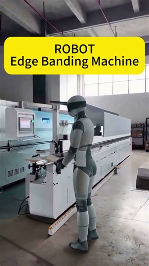Woodworking edge banding robot#robot #woodworking #woodworkingmachinery #cncmachine #technology