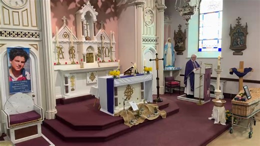 The Requiem Mass for Patricia (Patsy) Hanlon (nee O'Sullivan). May she rest in peace. | OGormans Memorial Video Services