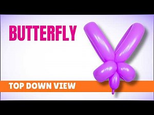 Butterfly: Simple One-Balloon Animal Tutorial POV