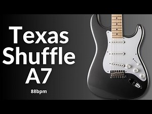 Backing Track Blues Texas Shuffle A7