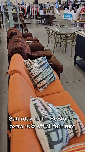 🎉 Tomorrow’s the day! 🎉 Join us for National Thrift Shop Day at the ReStore and snag unbeatable bargains you won’t want to miss: 🛋️ Extra 10% OFF all furniture 👗 25% OFF the entire clothing department 🎨 Deals on artwork, candles & jewelry by local artists 🕰️ Vintage Alley is BACK — your one-stop spot for curated retro treasures! ✨ Shop. Save. Celebrate. Support your community. 📍 1511 Downtown West Blvd | 🕘 Shop 9am–6pm #NationalThriftShopDay | Knoxville Habitat for Humanity ReStore