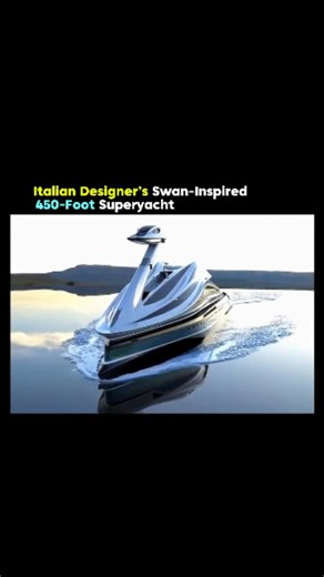 Zenx Hustle1 on Instagram: "This graph illustrates how the 450-foot luxury yacht, designed by an Italian visionary, draws inspiration from the natural motion of a swan. The curved hull lines, elevated bow, and flowing superstructure mimic a swan’s neck and glide, emphasizing elegance over aggression. The yacht functions like a moving luxury resort, where comfort, privacy, and fluid motion combine to create a calm, swan-like experience for guests. Follow @zenxhustle1 for insane engineering, cleve