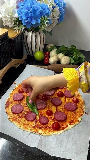 Pitsa tayyorlash #foodblogger #rells #shorts #pitsa