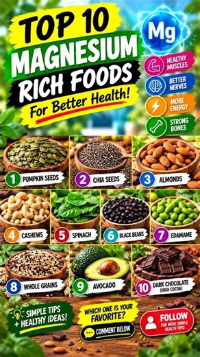 Why You Need More Magnesium (And 10 Foods to Get It) #wellness #nutrition #magnesium