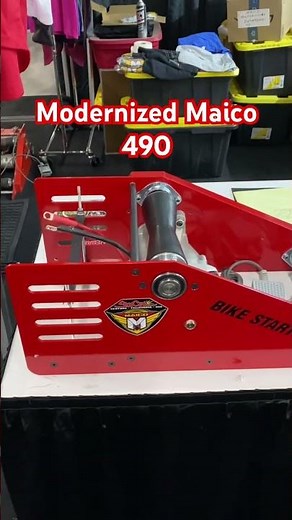 Maico 490 Electric Starter!
