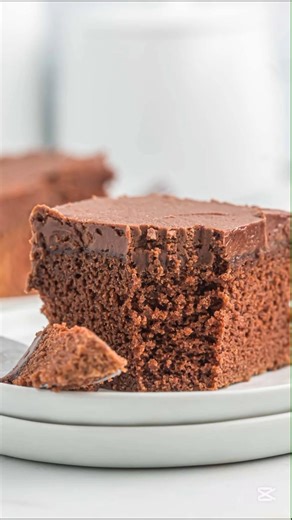 Chocolate Sheet Cake with Chocolate Frosting #savoury #baking #recipe