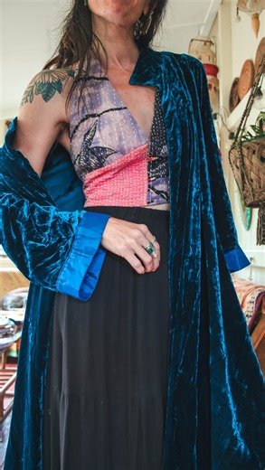 Renew Bohemian: Handmade Kantha Clothing on Instagram: "Not even to mention that once you experience kantha, no other fabric can quite compare. ☺️ Don’t you think? So if you don’t like flowy, cosy, ultra-comfortable, reversible clothing with big ol’ pockets then yeah... I’d say our treasures probably aren’t for you! 😉 But for our treasure hunters out there who DO love those things... this week we are restocking Poppy Tunics and Sunseeker Halter Tops on Tuesday at 10:30am aest! AND we have KANTH