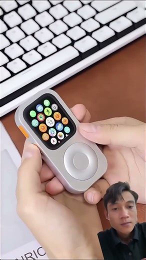 Remove the strap and your iWatch instantly transforms into an iPod! #smartphone #applewatch #tech