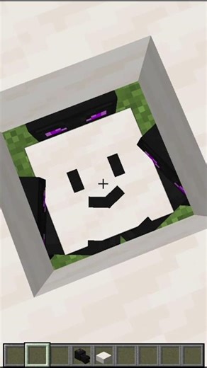 HOW TO MAKE A FACE IN MINECRAFT | #minecraft​ #gaming​ #buildhacks​ #trending​ #hype​