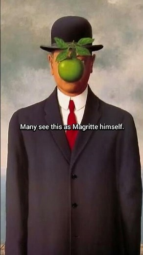 The Son of Man by René Magritte (1964) #painting #art #arthistory