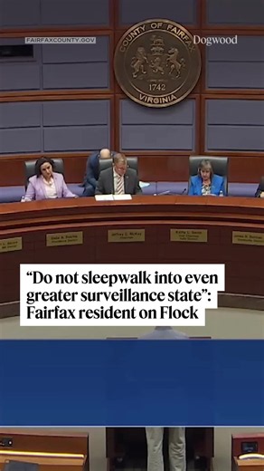 Tech Expert Warns Fairfax County: Flock Surveillance = Future State