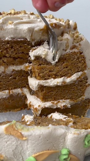 Vegan Carrot Cake with Cream Cheese Frosting Recipe