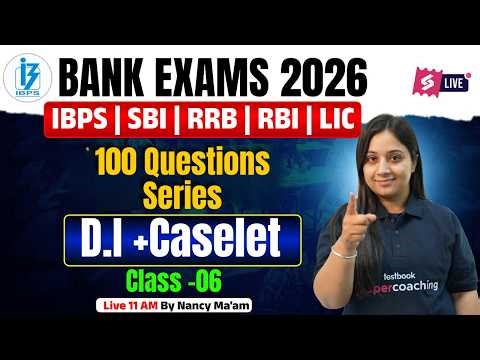 Bank Exam 2026 | Data interpretation + Caselet Questions For Bank Exam | Bank Exam PYQ by Nancy Mam
